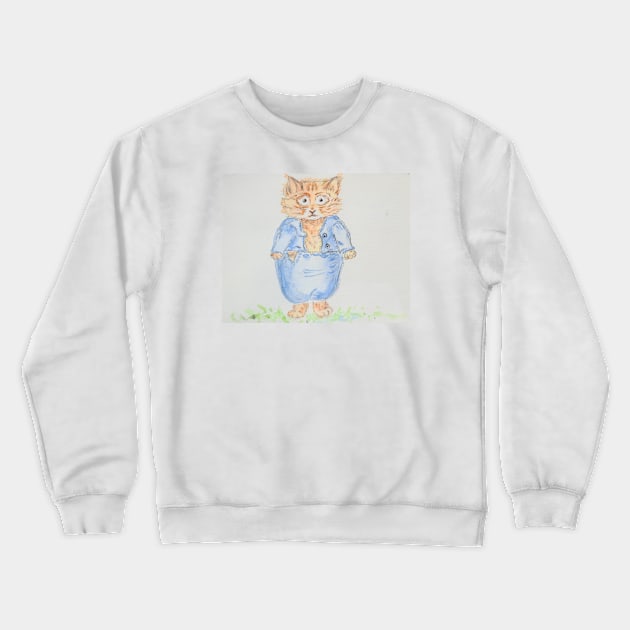 Fat Kitty Crewneck Sweatshirt by KEOE